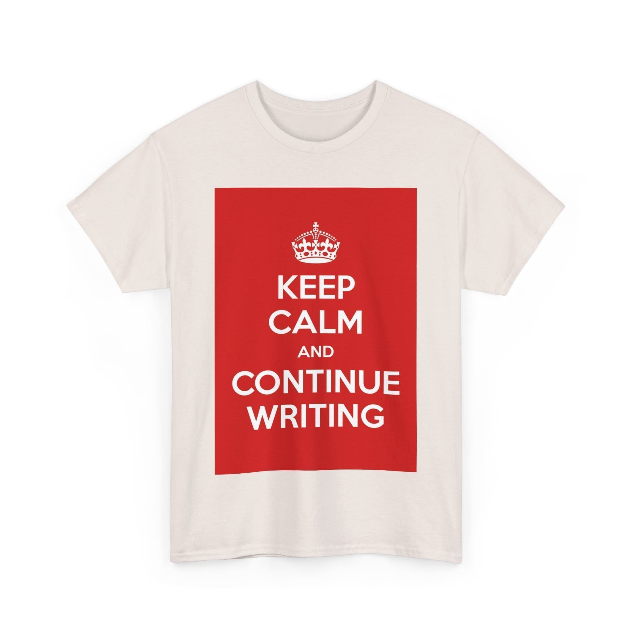 Keep Calm & continue writing unisex heavy cotton tee  _35_2048.jpeg