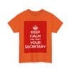 Keep Calm & trust your secretary unisex heavy cotton tee  _35_2048.jpeg