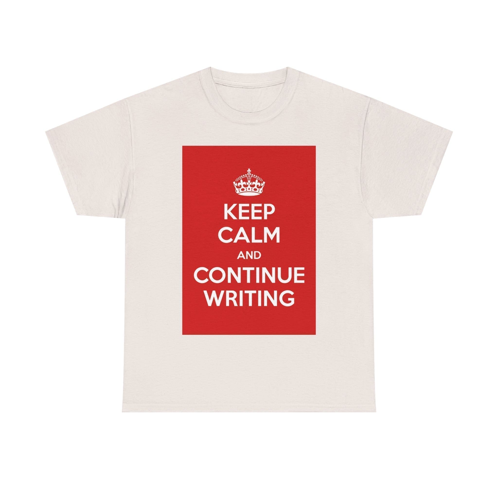 Keep Calm & continue writing unisex heavy cotton tee  _33_2048.jpeg
