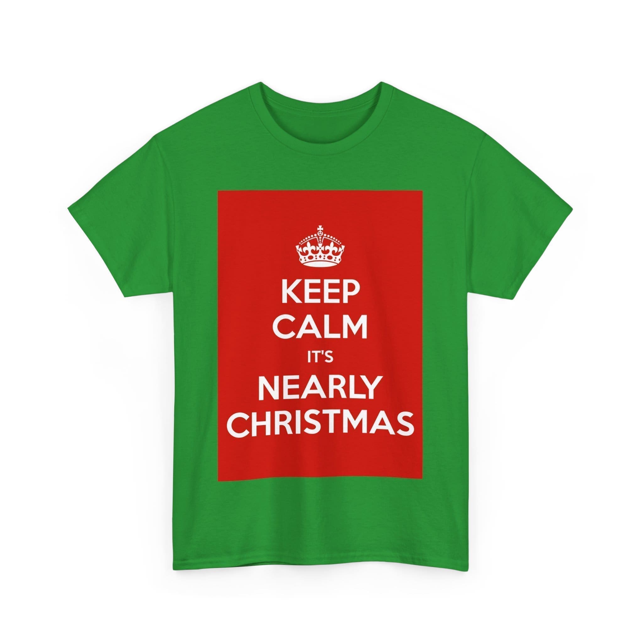 Keep Calm it's nearly christmas unisex heavy cotton tee  _47_2048.jpeg