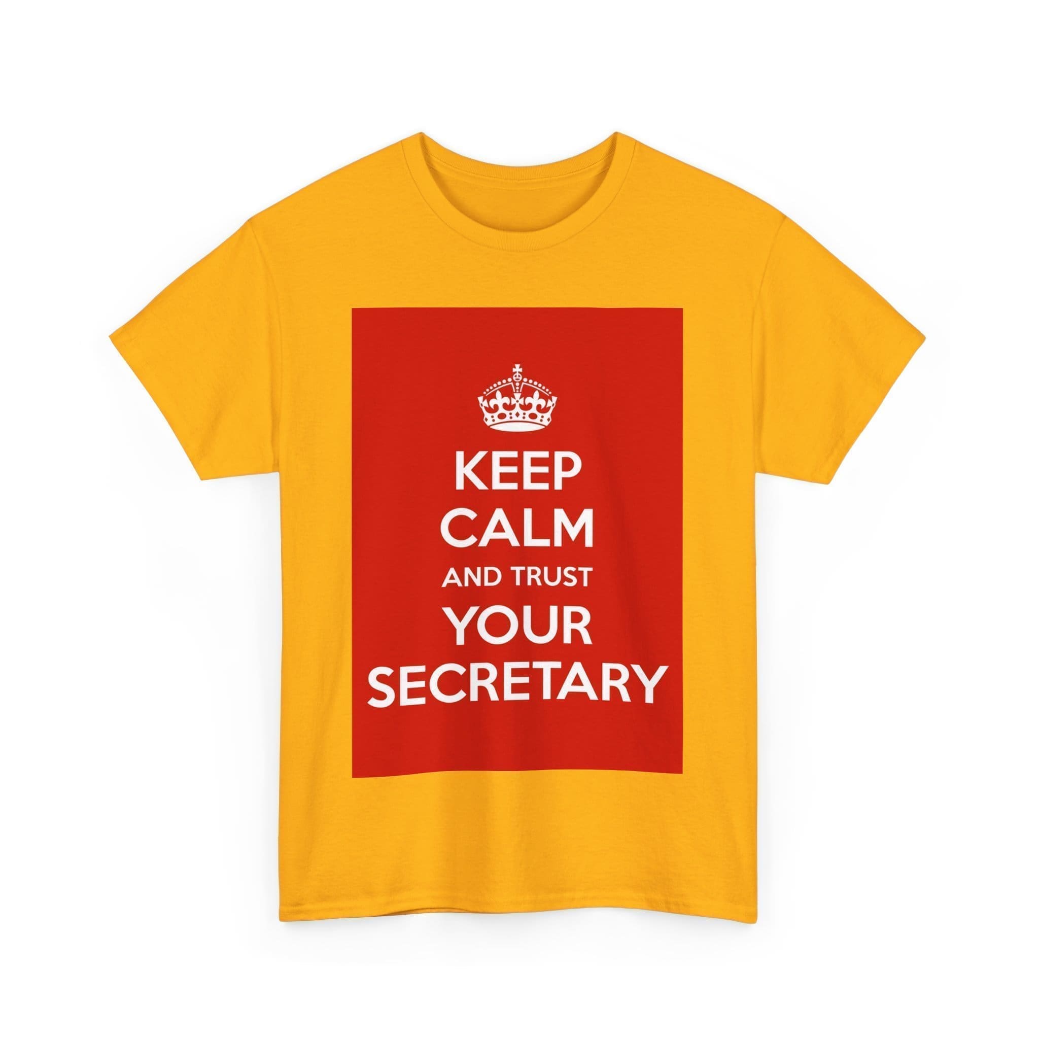 Keep Calm & trust your secretary unisex heavy cotton tee  _31_2048.jpeg
