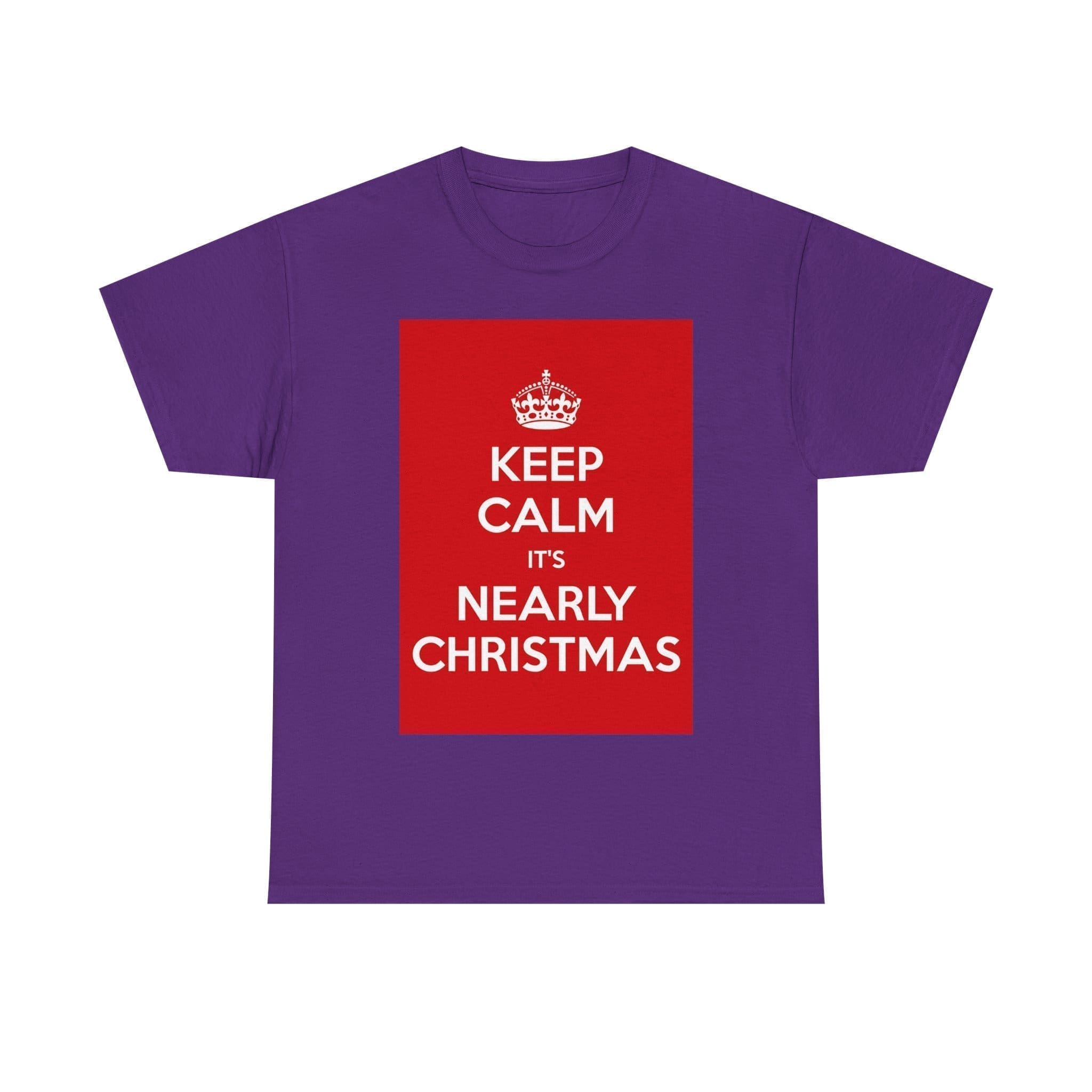 Keep Calm it's nearly christmas unisex heavy cotton tee  _53_2048.jpeg