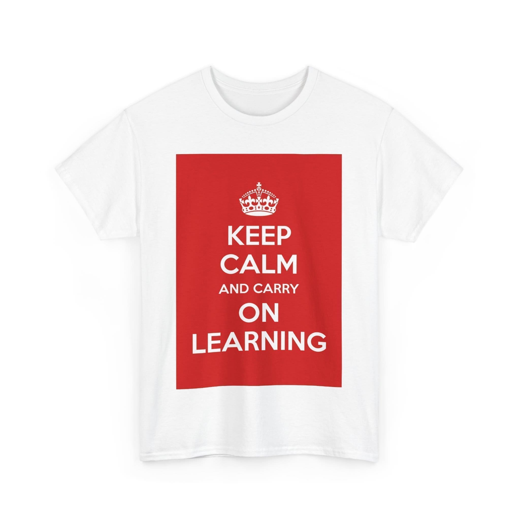 Keep Calm & carry on learning unisex heavy cotton tee  _3_2048.jpeg
