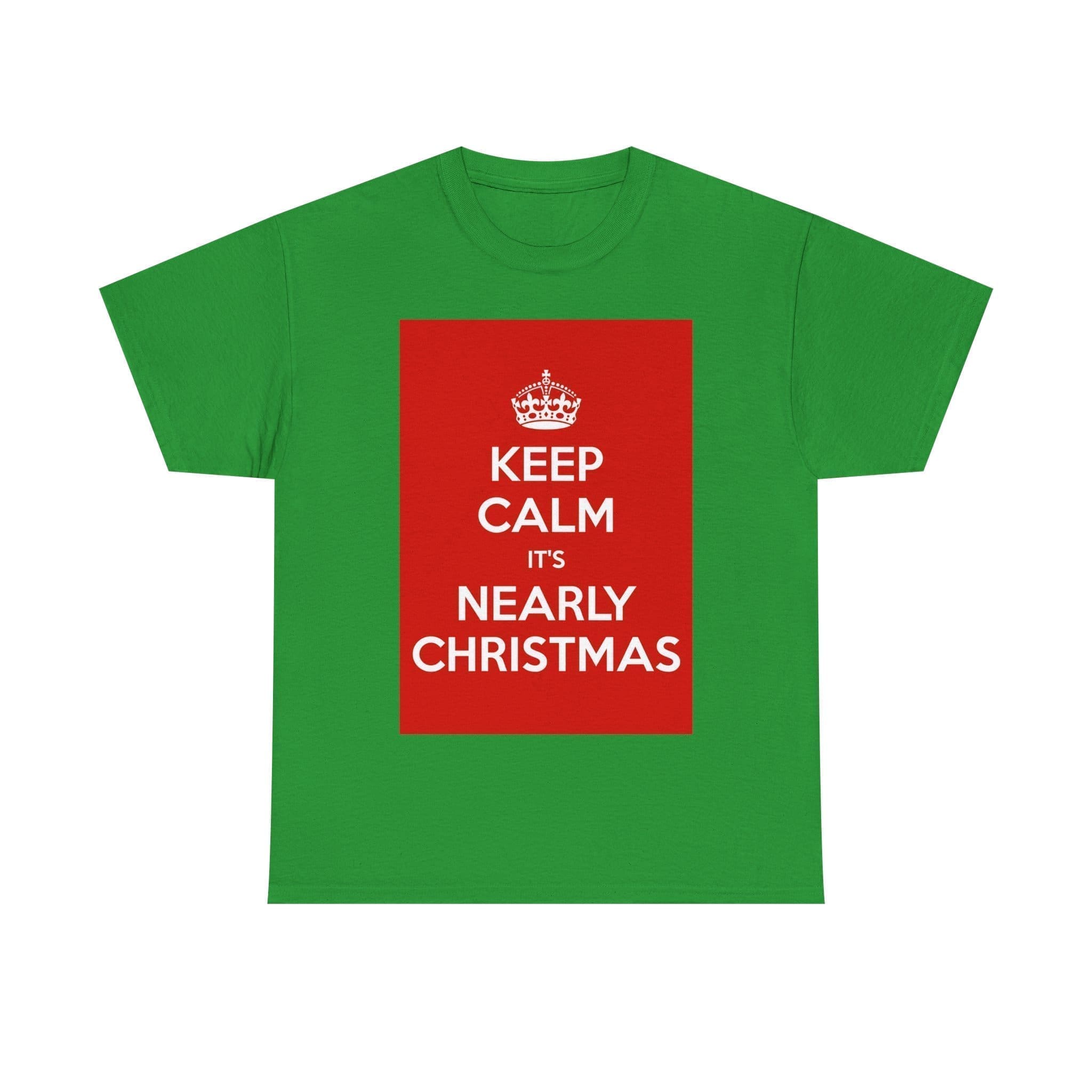 Keep Calm it's nearly christmas unisex heavy cotton tee  _45_2048.jpeg