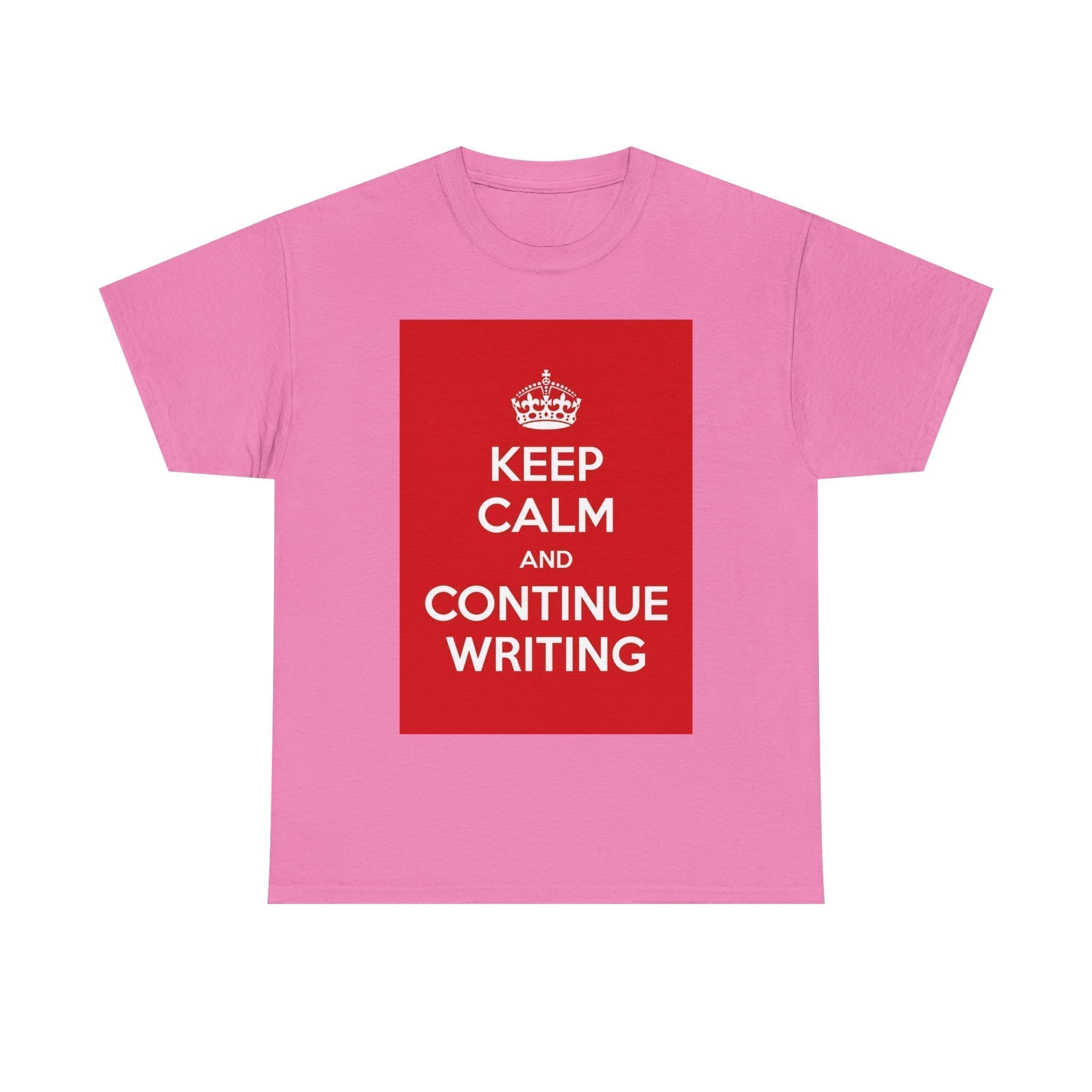Keep Calm & continue writing unisex heavy cotton tee  _57_2048.jpeg