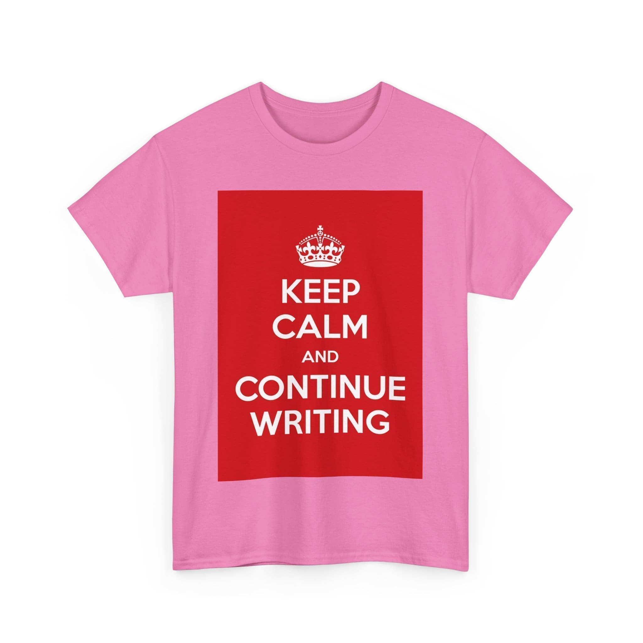 Keep Calm & continue writing unisex heavy cotton tee  _59_2048.jpeg