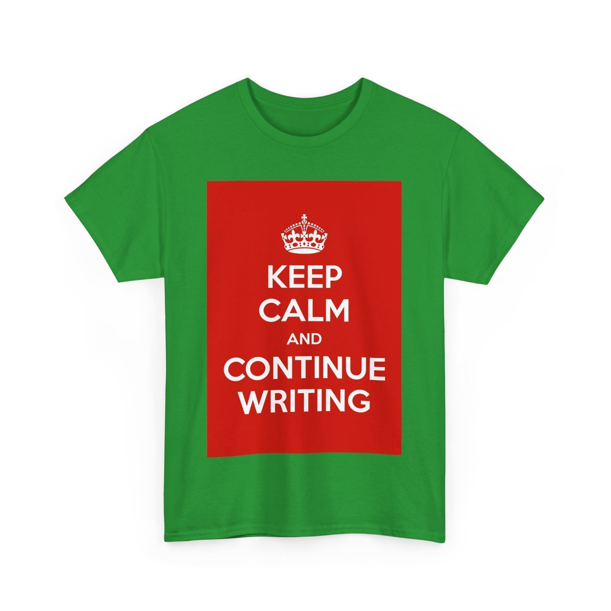 Keep Calm & continue writing unisex heavy cotton tee  _47_2048.jpeg