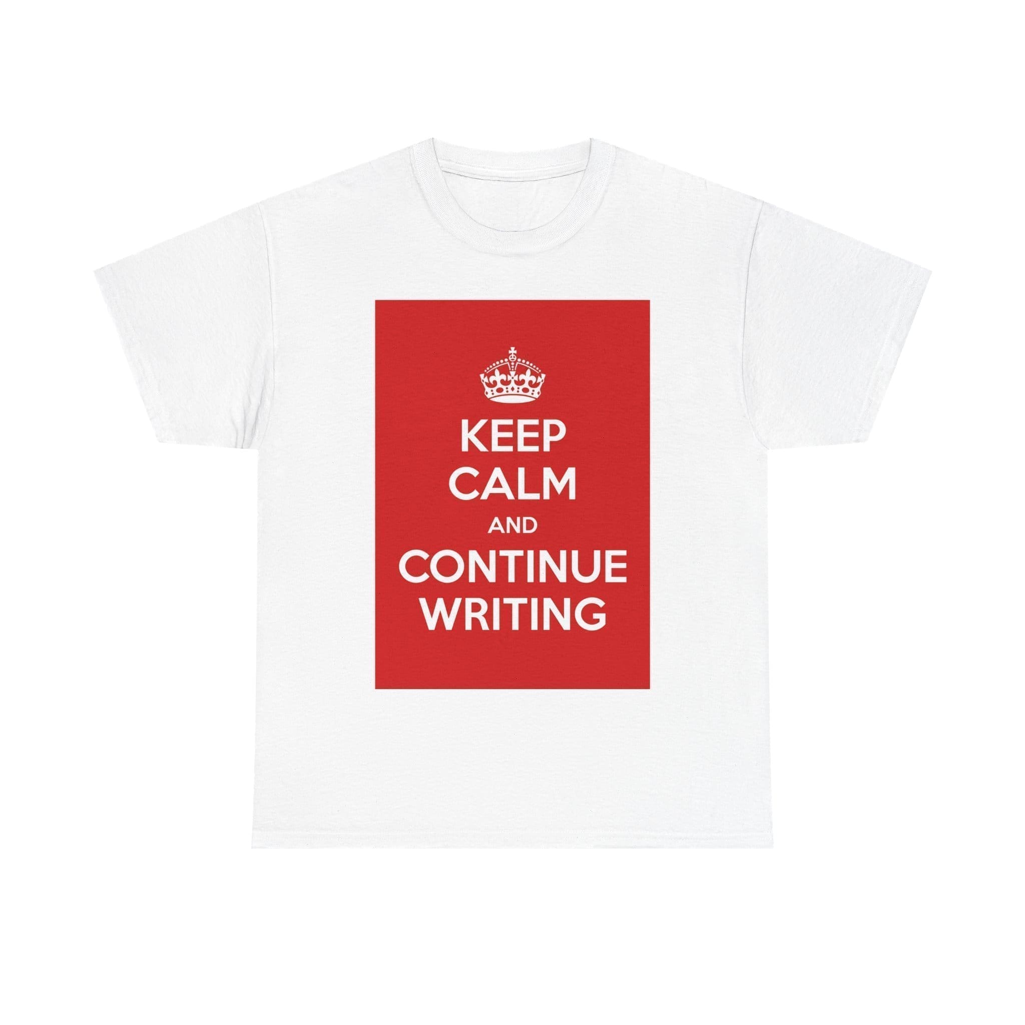 Keep Calm & continue writing unisex heavy cotton tee  _25_2048.jpeg