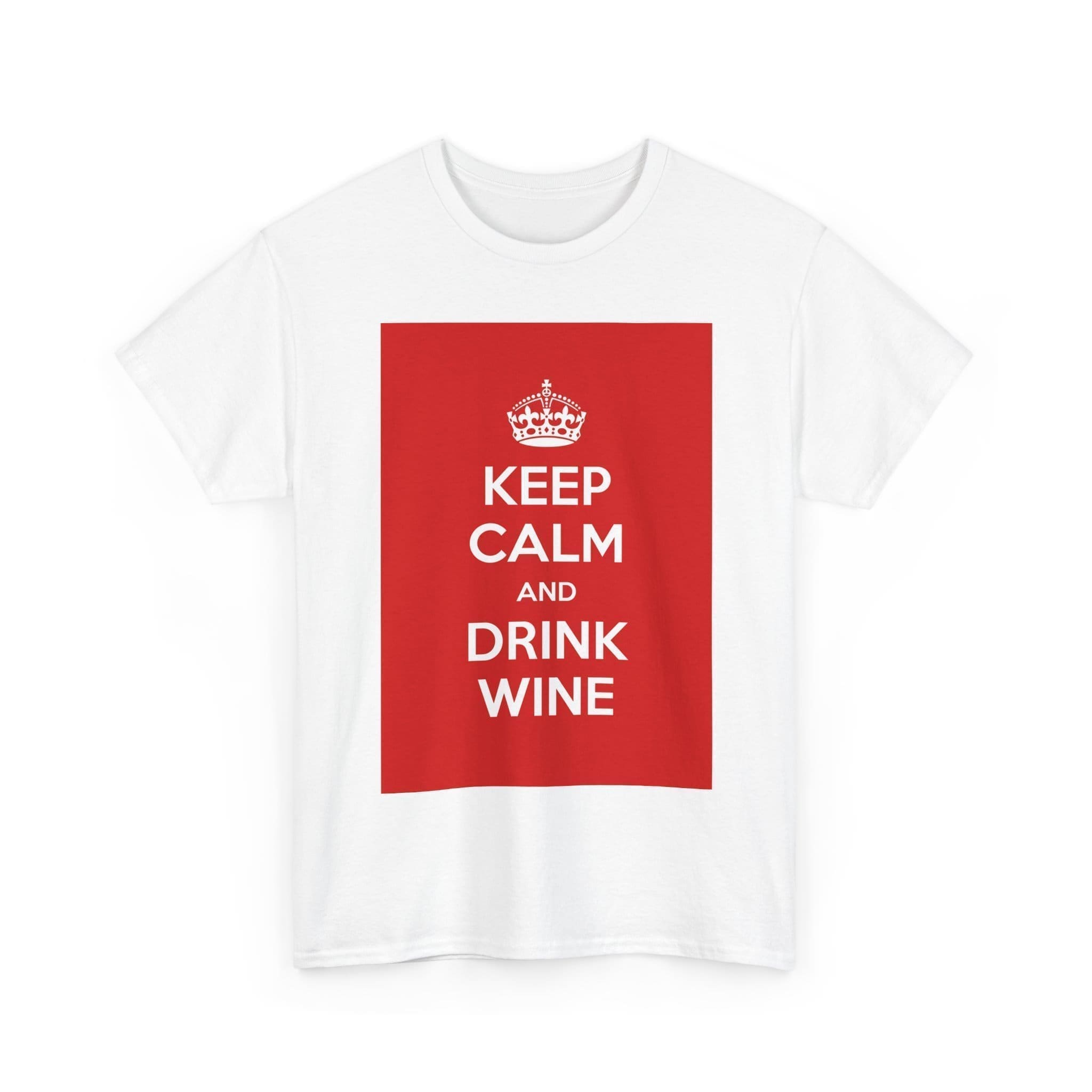 Keep Calm & drink wine unisex heavy cotton tee  _3_2048.jpeg