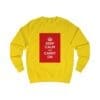 Keep Calm and Carry On Sweatshirt Sun Yellow XS