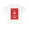 Find your peace within step unisex heavy cotton tee White 5XL