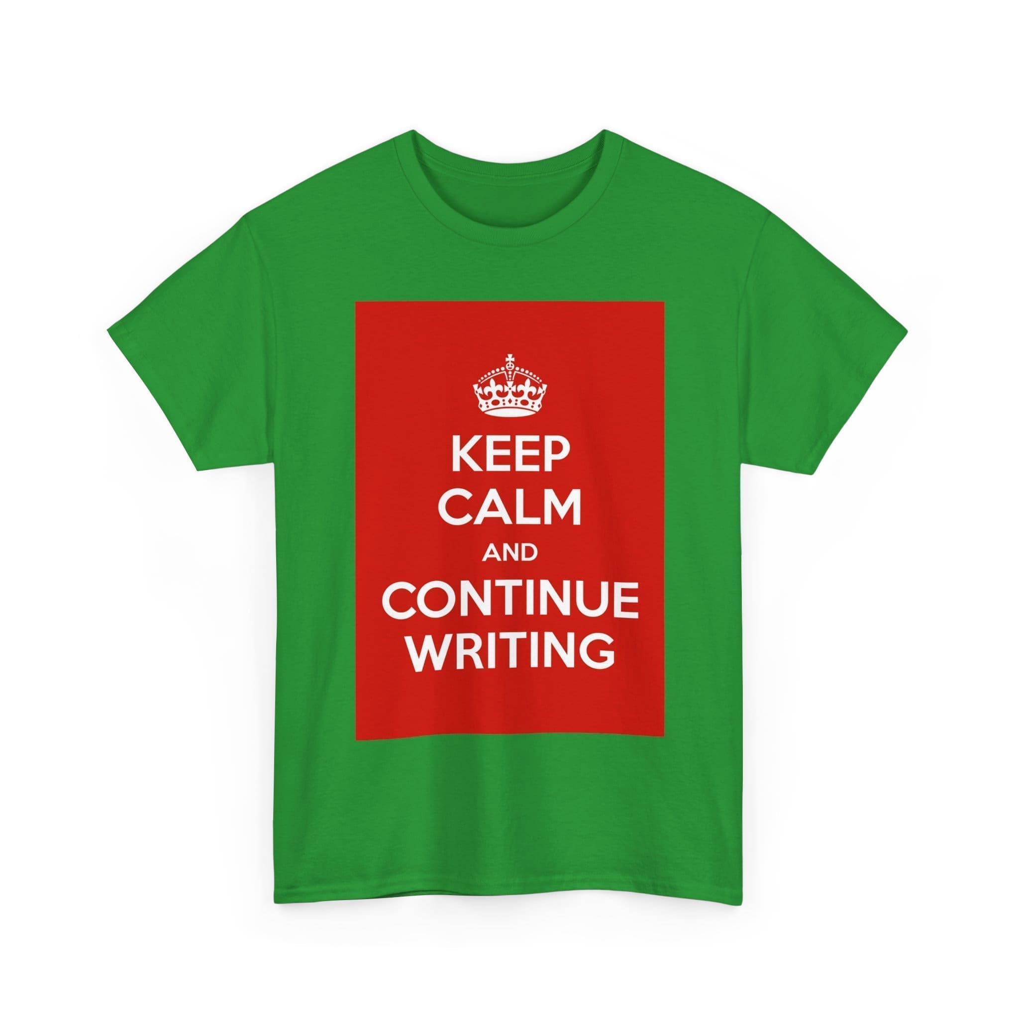Keep Calm & continue writing unisex heavy cotton tee  _15_2048.jpeg