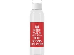 Keep Calm customizable water bottle