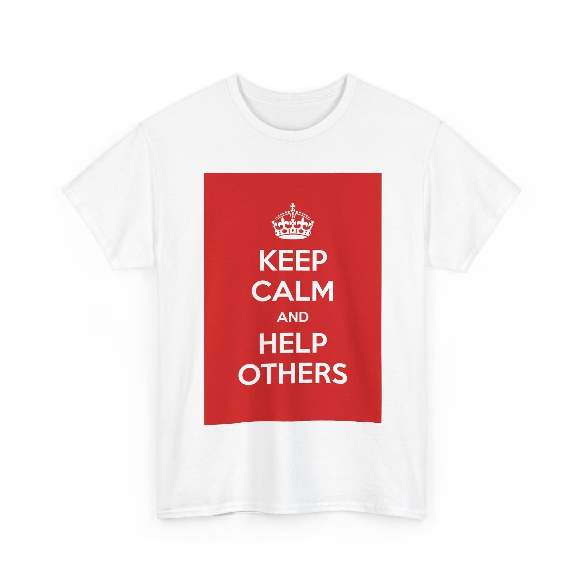 Keep Calm & help others unisex heavy cotton tee  _3_2048.jpeg