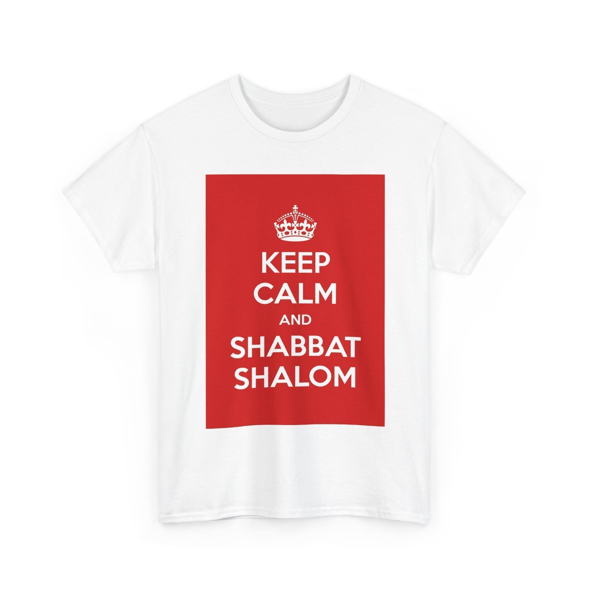 Keep Calm & shabbat shalom unisex heavy cotton tee  _3_2048.jpeg