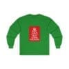 Keep Calm customizable long sleeve tee Irish Green 2XL