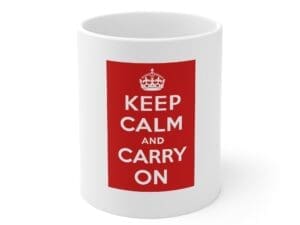 Keep Calm and Carry On Mug 11oz