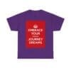 Embrace your unique journey dreams unisex heavy cotton tee Purple 2XL