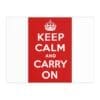 Keep Calm and Carry On Silk Poster  32" x 24" (Horizontal)