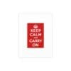 Keep Calm and Carry On Silk Poster  12″ x 16″ (Vertical)