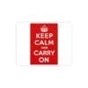 Keep Calm and Carry On Silk Poster  14″ x 11″ (Horizontal)