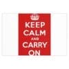 Keep Calm and Carry On Silk Poster  40" x 26" (Horizontal)