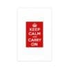 Keep Calm and Carry On Silk Poster  11″ x 17″ (Vertical)
