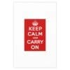Keep Calm and Carry On Silk Poster  26" x 40" (Vertical)