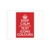 Keep Calm Customizable Silk Poster  20" x 16" (Horizontal)