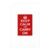 Keep Calm and Carry On Silk Poster  22" x 34" (Vertical)