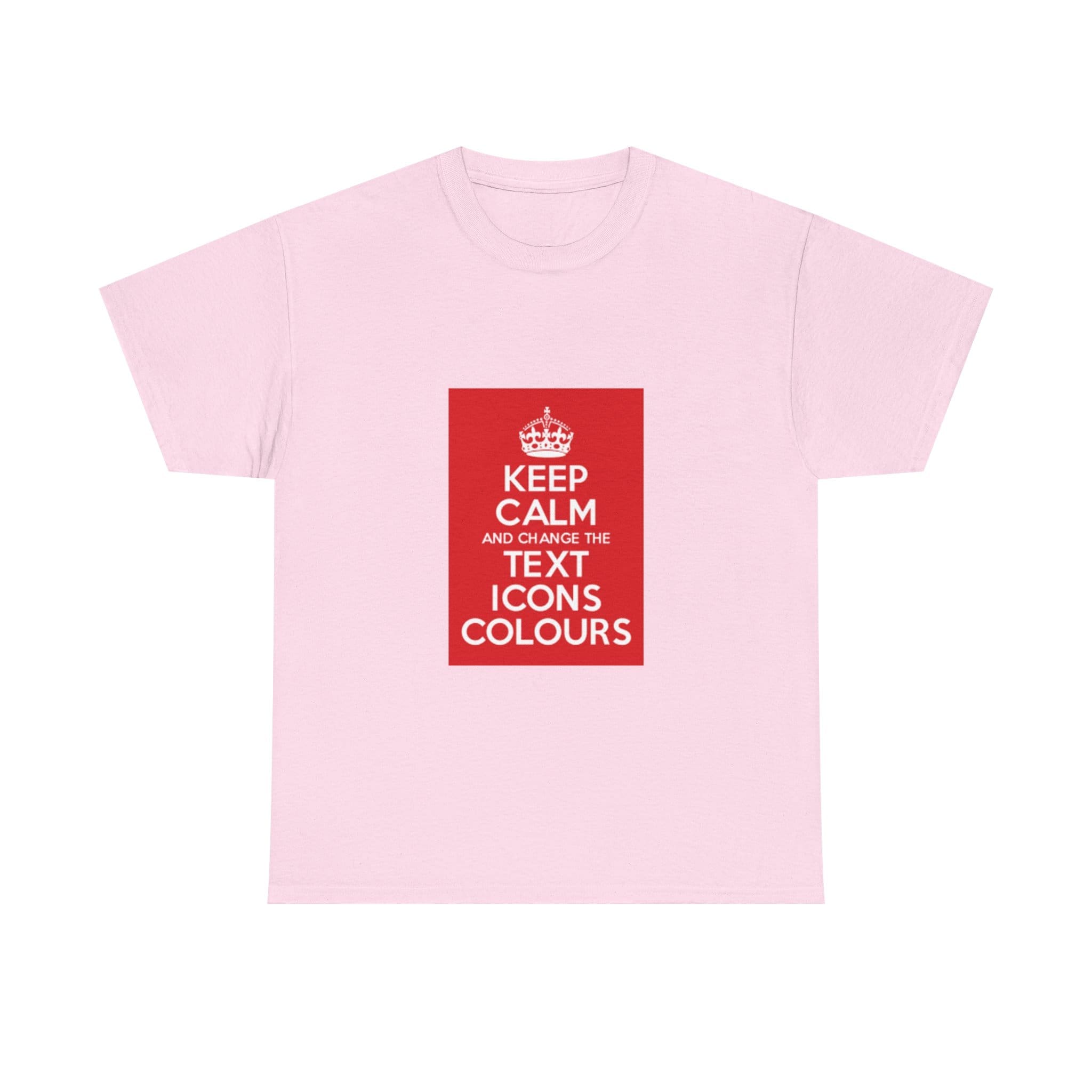 Keep Calm customizable T-Shirt cotton tee - Image 53