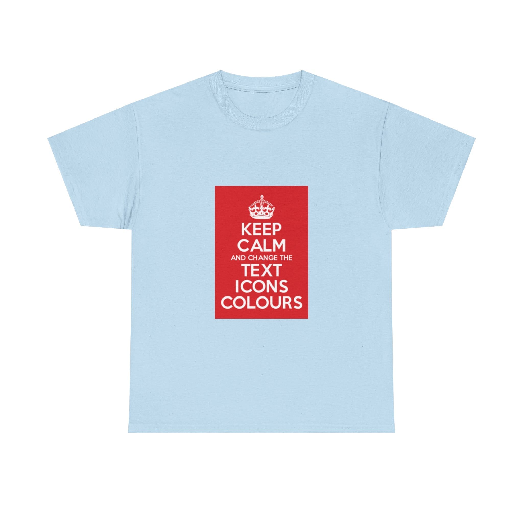 Keep Calm customizable T-Shirt cotton tee - Image 33