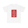 Keep Calm and Carry On T-Shirt White 5XL Keep Calm and Carry On T-Shirt White 5XL