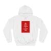 Keep Calm and Carry On hoodie Arctic White 2XL