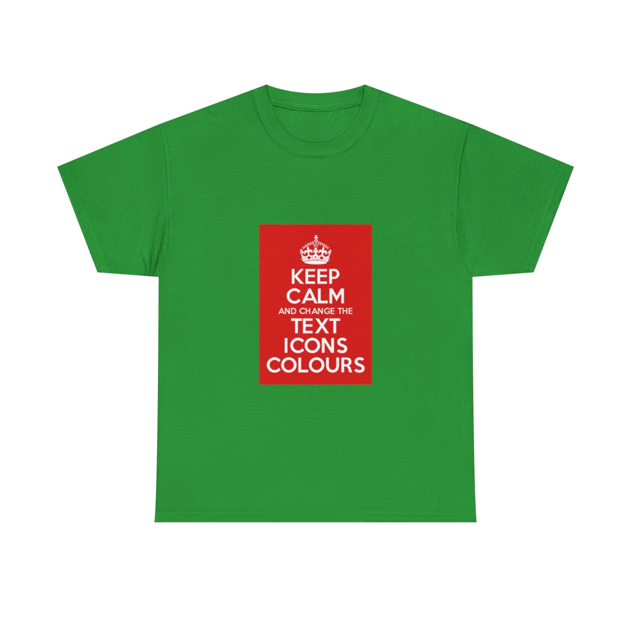 Keep Calm customizable T-Shirt cotton tee - Image 29