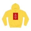 Keep Calm and Carry On hoodie Sun Yellow 2XL